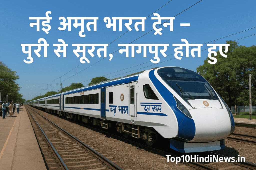 Amrit Bharat Express new train from Puri to Surat via Nagpur - Indian Railways news
