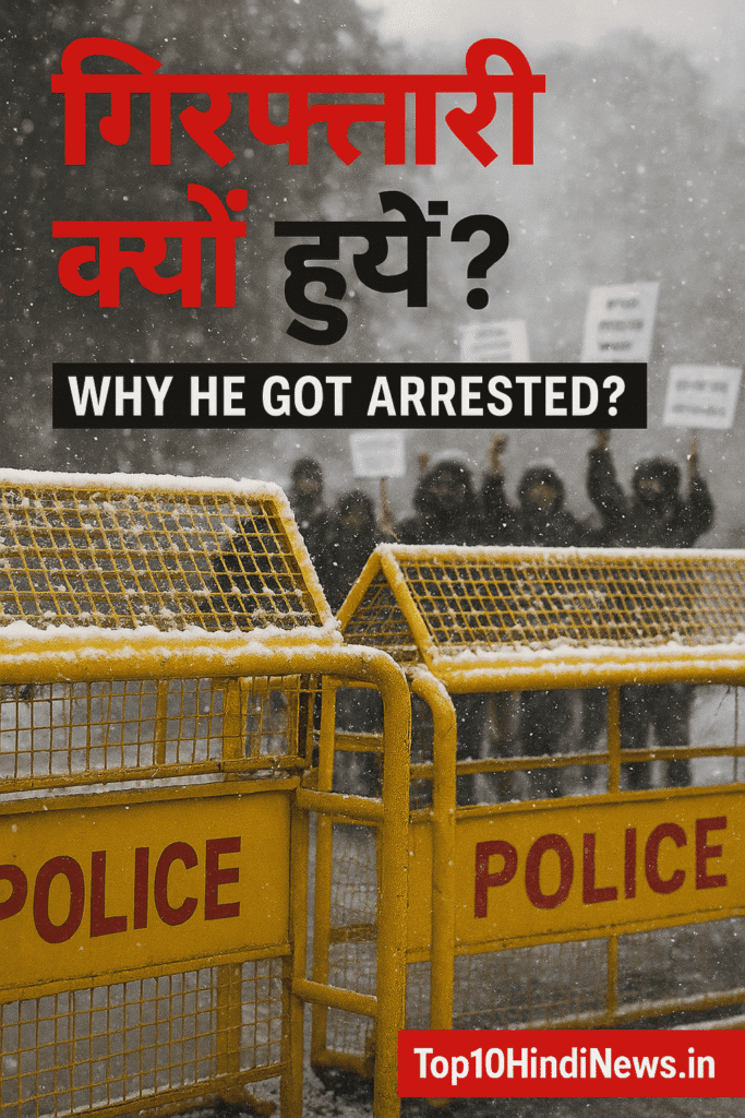 Why Sonam Wangchuk Arrested – Ladakh Protest, Police Barricades and Article 370 Issues | Top10HindiNews.in