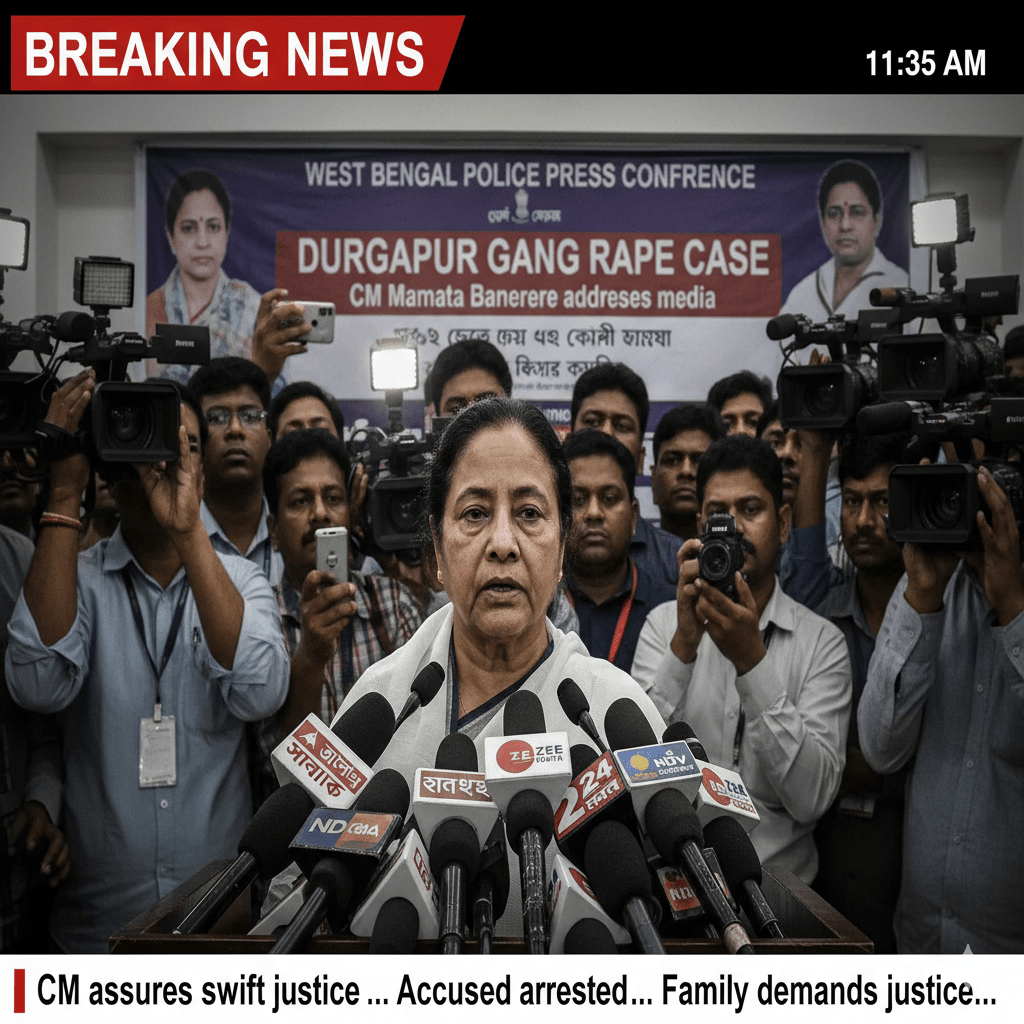 Mamata Banerjee addresses Durgapur gang rape case
