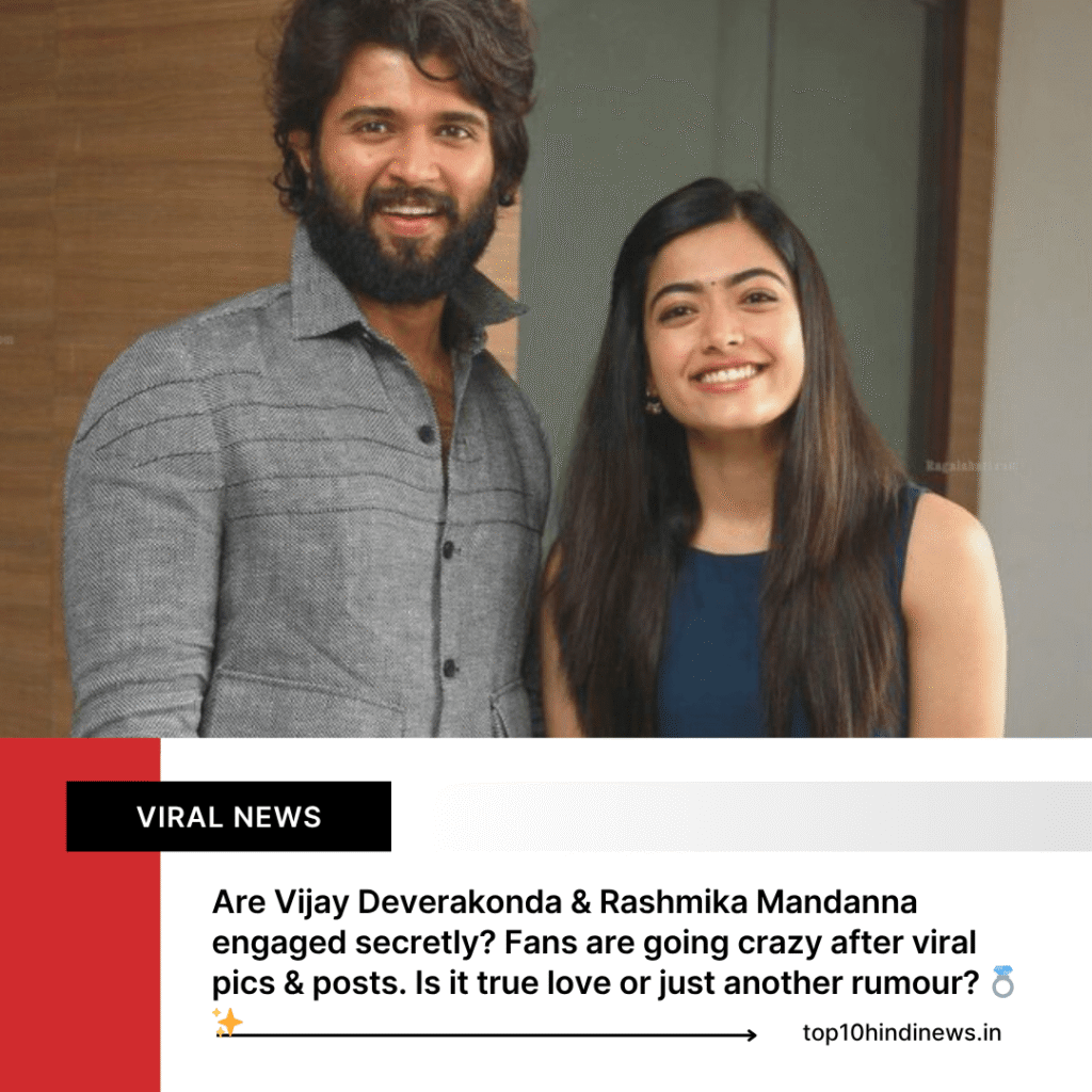 Vijay Deverakonda and Rashmika Mandanna engagement news image