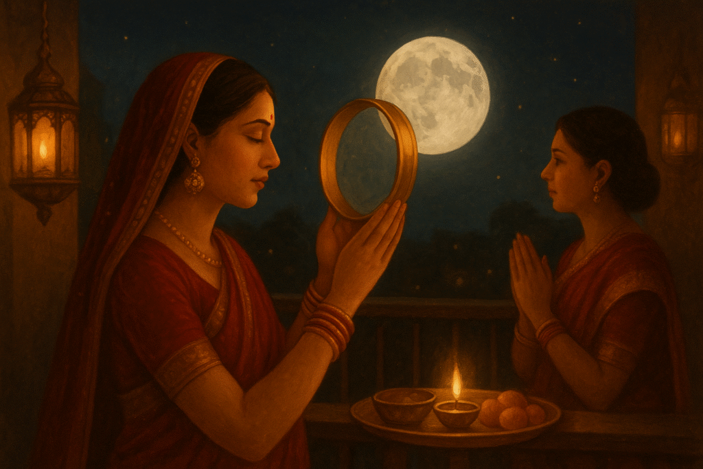 Karwa Chauth Puja Rituals in Hindi