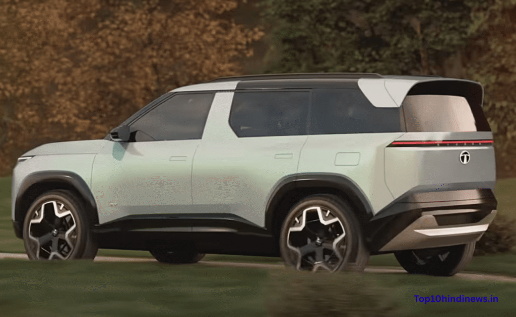 Tata Sierra EV 2025 futuristic electric SUV with modern interior and long range