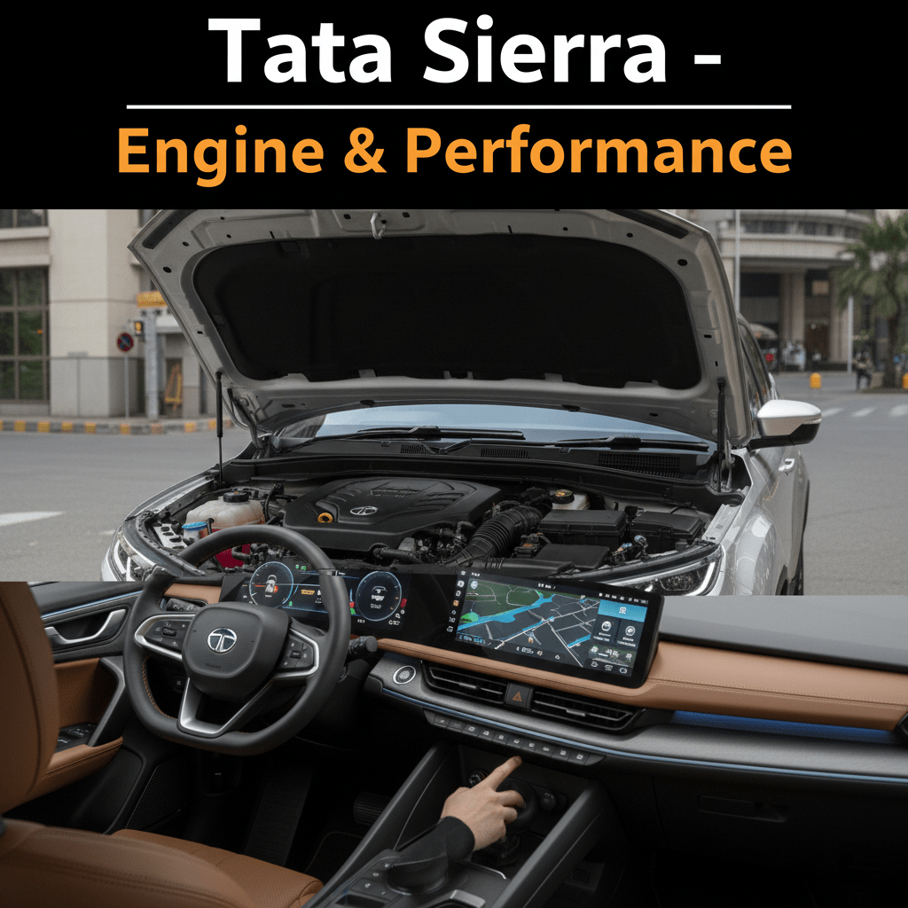Tata Sierra Engine Performance – Petrol and Diesel Engine Options with Driving Modes