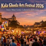 Kala Ghoda Arts Festival 2026 celebrations in Mumbai with art installations and live performances