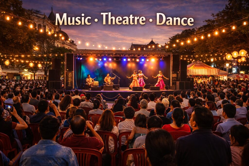 Live music and theatre performances at Kala Ghoda Arts Festival 2026Live music and theatre performances at Kala Ghoda Arts Festival 2026